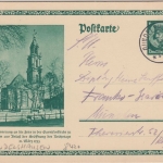 DR - Gundelshausen 18. APR 33 K2 6 Pfg. Sonder-Ganzsache n. München
