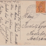 Bayern - Berching Vorstadteingang d.d. Neumarkter Tor sw-AK gelaufen 1923