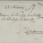 Bayern - Neumark R4 L1 Portobrief n. Regensburg ca. 1800/1805