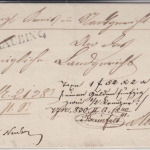 Bayern - Straubing L1 Fahrpostbrief/Geldsendung n. Abensberg 1840