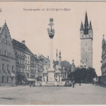 DR - 5 Pfg. Verkehrsausstellung Karte Straubing - München 1925