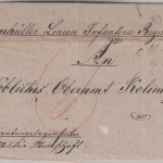 Thurn&Taxis/Österreich - Mainz 12. MAI L2 Militariabrief n. BÖHMEN 1842