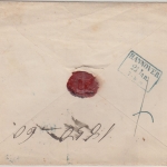 Thurn&Taxis/Hannover - Gotha 20.1.1855 K2 Portobrief n. Hannover bl. K1 Landbote