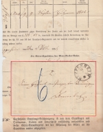 Thurn&Taxis/Bayern - Heppenheim 26.10.1866 K2 Portobrief n. Amorbach - Inhalt !!