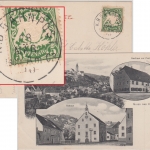 Bayern - Kastl Gsthaus z. Post Rathaus etc. sw-Mehrbild-AK gelaufen 1910