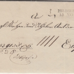 Thurn&Taxis - Hildburghausen 15. NOV 1845 L2 Dienstbrief n. Eisfeld