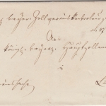 Thurn&Taxis/Bayern - Offenbach 5.3.1847 Zollvereinssache n. Lindau - Absender !!