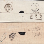 Thurn&Taxis - Michelstadt Portobrief n. HOLLAND 1863, Francobrief n. Bayern 1854
