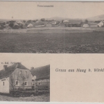 Bayern - Haag b. Winklarn Geschäft Totalansicht sw-Mehrbild-AK gelaufen 1911