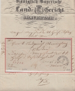 Bayern/Österreich - Neunburg v.W. 30/9 HKS Dienstbrief Oberviechtach - Wien 1841