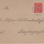 DR-Infla - Neukirchen b. Schwandorf 20. JUL 22 K2 Brief n. Burglengenfeld
