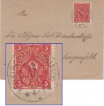 DR-Infla - Neukirchen b. Schwandorf 20. JUL 22 K2 Brief n. Burglengenfeld