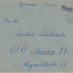 All.Bes. - Bruck (Oberpfalz) 8.3.46 L1 Bezahlt Brief n. München