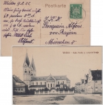 DR - Prinz Alfons v. Bayern Originalunterschrift AK Weiden n. München 1925