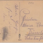 Bayern - Lohberg Mädchen m. Briefkasten "Glitterkarte" ca. 1910