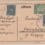 DR-Infla - 300 M. Queroval u.a. Karte Lam - Zwenkau 2. AUG 23
