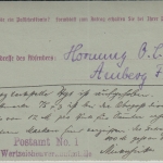 DR-Infla - 20 Pfg. By-Abschied/DR GA-Kartenbrief+Zusatz Waldmünchen 1920
