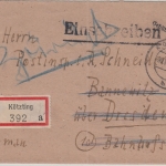 All.Bes. - Kötzting 30.10.45 Gebühr bezahlt L1 Einschreibebrief n. Bannewitz
