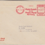 DR - Nürnberg 1937 3 Pfg. AFS Photo Porst Drucksachenbrief n. Göttingen