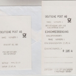 BRD - ABAS Versuch 450 Pfg. Einschreibebrief Nürnberg 1- Berlin 23.5.96