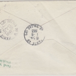 BRD - Nürnberg Hof Überlandpost 7446-16/03 Luftpostbrief n. FRANKREICH 1963
