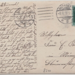 Bayern - Nürnberg Gertrudstraße 13 Hausansicht priv. sw-Fotokarte gelaufen 1913