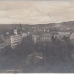 Norwegen - Portocontrolle K2 Ansichtskarte Kristiania n. Fürth 1924 Nachporto