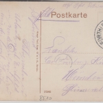 Bayern - Fürth Schwabacher Straße Unterführung sw-AK gelaufen 1916
