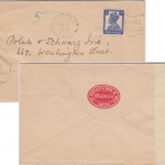 Indien - 3 A. 6 P. Kamelpostreiter Zensurbrief n. HOLLAND Dehli - Zaandam 6.3.40