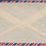 Ceylon - 1 R. Freimarke Luftpostbrief Colombo - München 1954