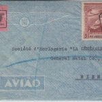 Mocambique - 5+2 E. Flugpostausg. Luftpost-Einschreibebrief i.d. SCHWEIZ 1946