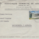 Angola - 2,50 E. Staudamm Firmenbrief Luanda - Hameln 1966