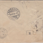 Portugal - 2x2 1/2 C. Ceres Zensurbrief i.d. SCHWEIZ Lisboa - Lausanne 1916
