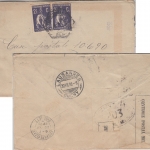 Portugal - 2x2 1/2 C. Ceres Zensurbrief i.d. SCHWEIZ Lisboa - Lausanne 1916