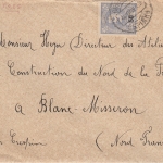 Portugal - 50 R. Carlos I. Brief n. FRANKREICH Esfrinho - Crespin 1908
