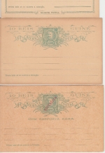 Portug. Guinea - ex 1895/1914 - 7 Ganzsachen (Karten/Kartenbriefe) ungebraucht
