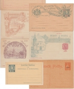 Azoren - ex 1887/1918 - 7 Ganzsachen (Karten/Kartenbriefe) ungebraucht