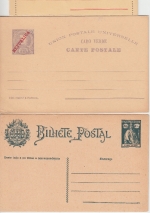 Cabo Verde - ex 1885/1950 - 13 Ganzsachen (Karten/Kartenbriefe) ungebraucht