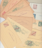 Angola - ex 1903/1914 - 13 Ganzsachen (Karten/Kartenbriefe) ungebraucht