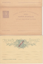 Angola - ex 1903/1914 - 13 Ganzsachen (Karten/Kartenbriefe) ungebraucht