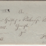 Bayern - Emskirchen L1 Dienstbrief Markt Erlbach - Burgfarrnbach 1830