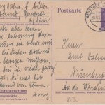 DR - 6 Pfg. AH Ganzsache/Nach Fliegerangriffen... Neustadt a(A.- Nürnberg 1943