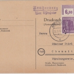 All.Bes. - Neuherberg ü. Uffenheim Landpost-L2 Drucksache n. Chemnitz 1946