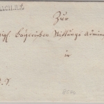 Bayern - Schwabach R3. L1 Dienstbrief n. Nürnberg ca. 1810/15