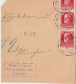 Bayern - Grossweingarten T. Spalt 1 Posthilfstelle-Ra3 Briefstück 1916