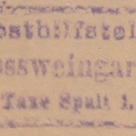 Bayern - Grossweingarten T. Spalt 1 Posthilfstelle-Ra3 Briefstück 1916