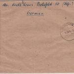 AM-Post - 3x25+8 Pfg. amerik. Druck Eilboten-Einschreibebrief Pretzfeld 9.10.45