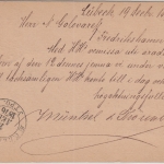 DR - 5 PfgE. Ganzsache+Zusatz n. FINNLAND Lübeck - Fredrikskamm 1876