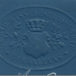 DR - 5 Pfg. Ganzsache Karlsruhe - Ettlingen 1884 geprägter Absender !