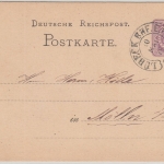 DR - Lübeck Bhf. E.P.B. 10. MAI 78 Hufeisen-Stpl. 5 PfgE. Ganzsache n. Mölln